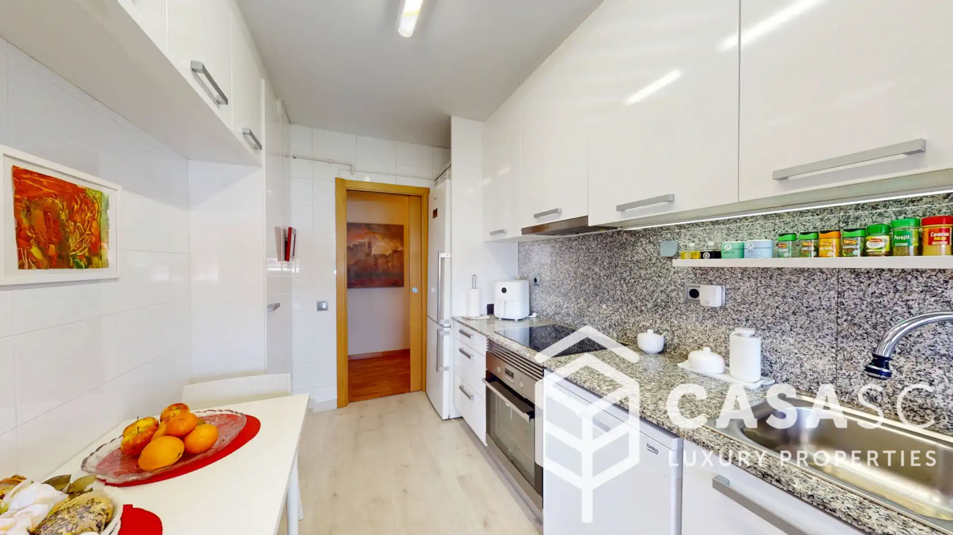 Kitchen of Attic for sale in Sant Cugat del Vallès  with Air Conditioner, Heating and Parquet flooring