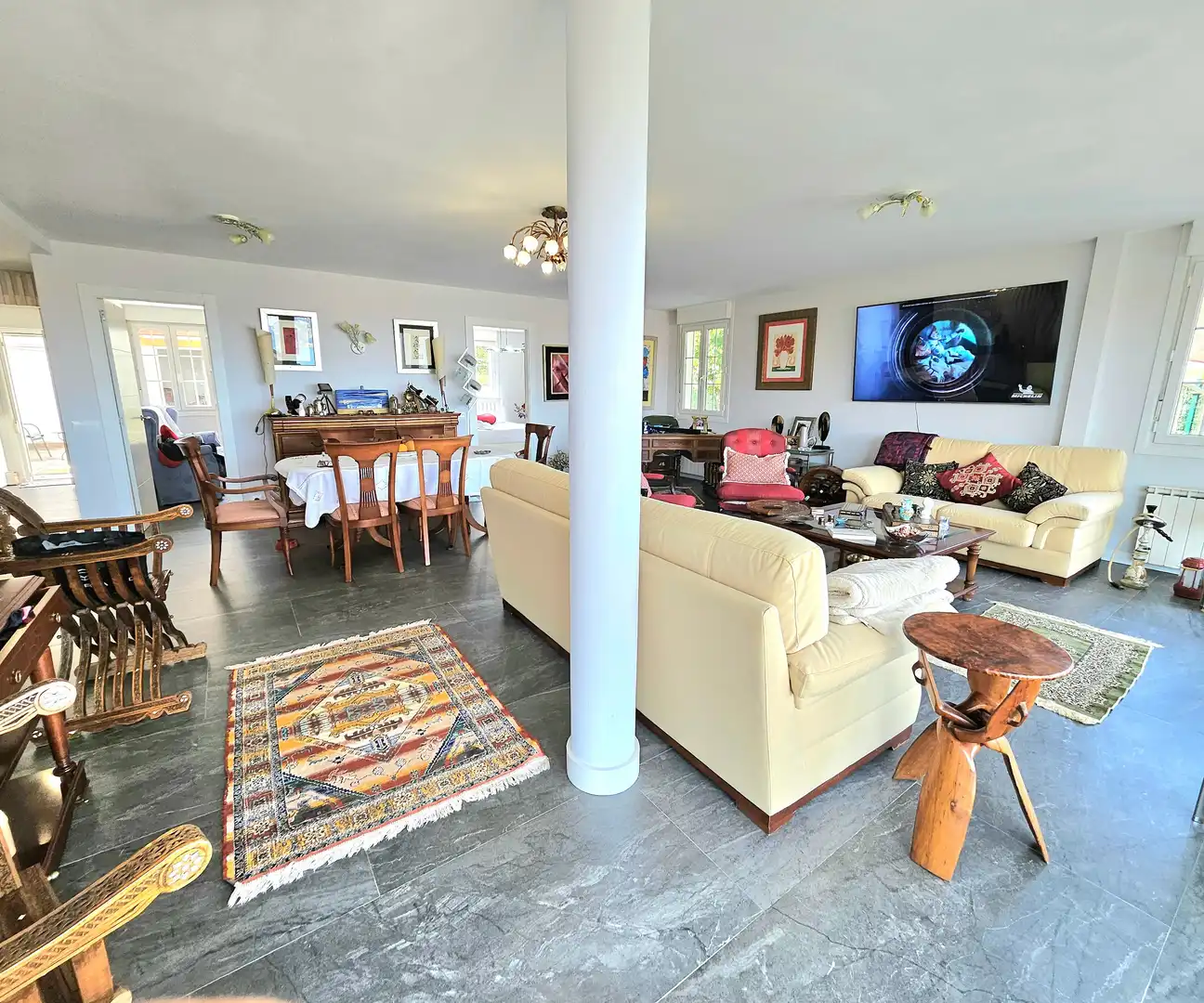 Sala de estar de Casa o chalet en venta en Limpias con Jardín privado, Terraza y Trastero