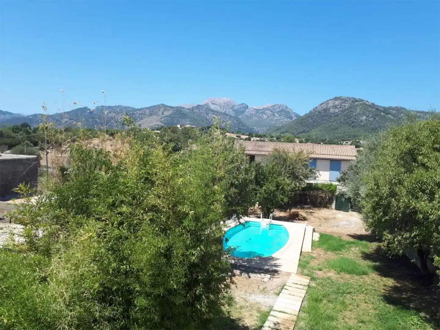 Jardí de Casa adosada en venda en Campanet amb Aire condicionat, Piscina i Balcó