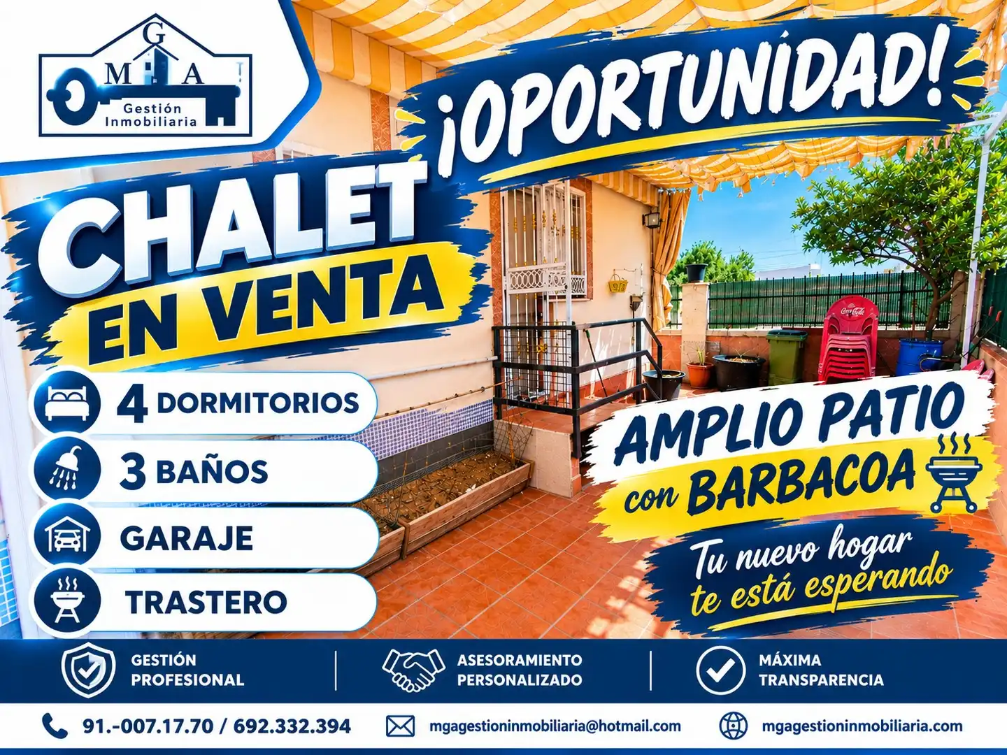 Villa mit Garten zum Verkauf in El Viso de San Juan
