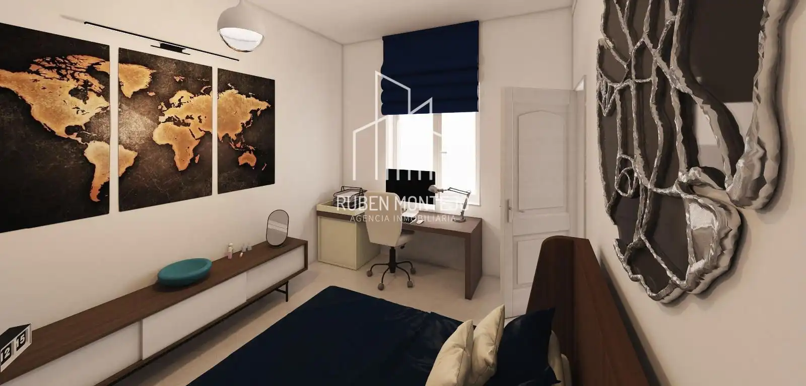Bedroom of Flat for sale in Salamanca  with Heating