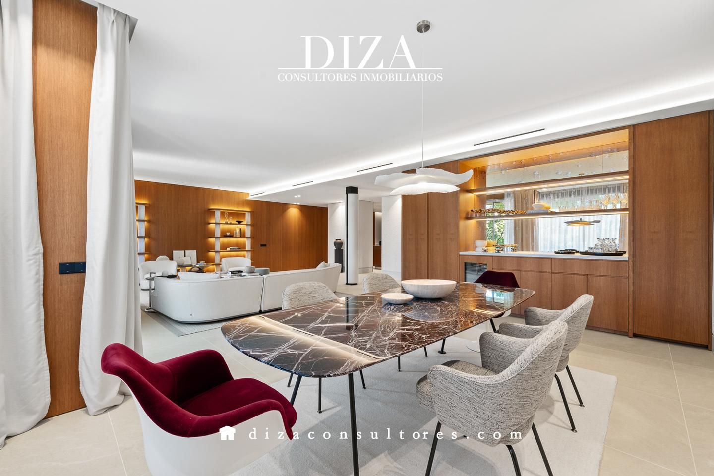 Comedor de Piso en venta en  Madrid Capital con Aire acondicionado, Calefacción y Terraza