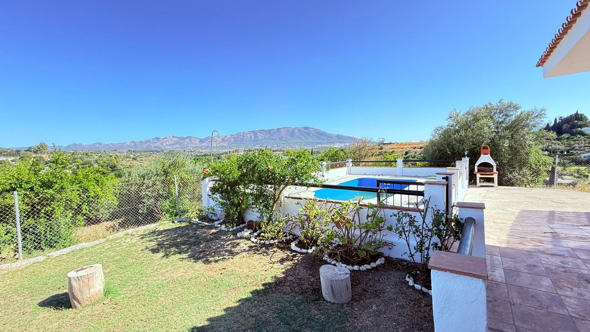 Jardí de Finca rústica en venda en Alhaurín El Grande amb Aire condicionat, Jardí privat i Piscina