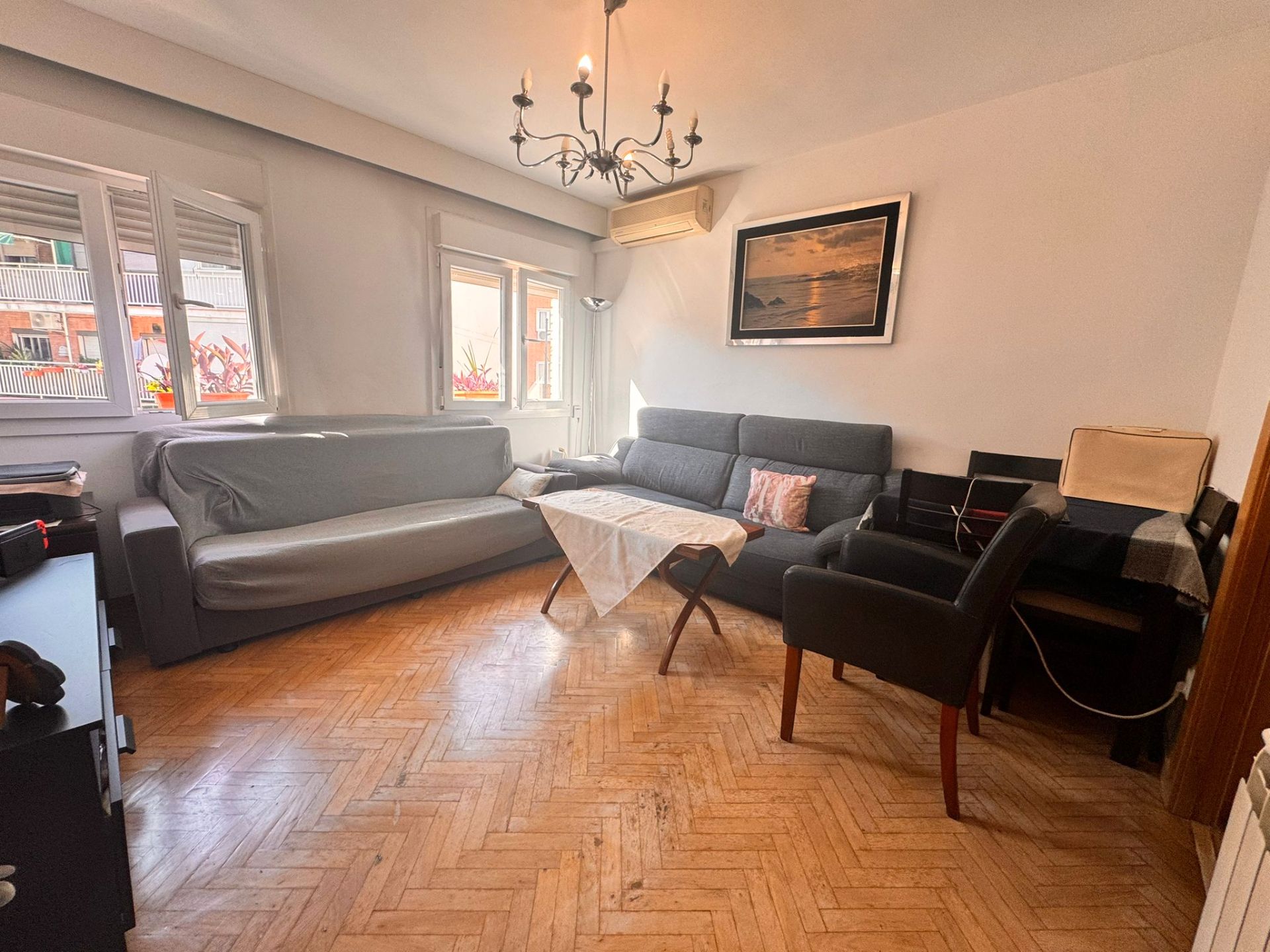 Sala de estar de Piso en venta en Alcobendas con Aire acondicionado, Calefacción y Terraza