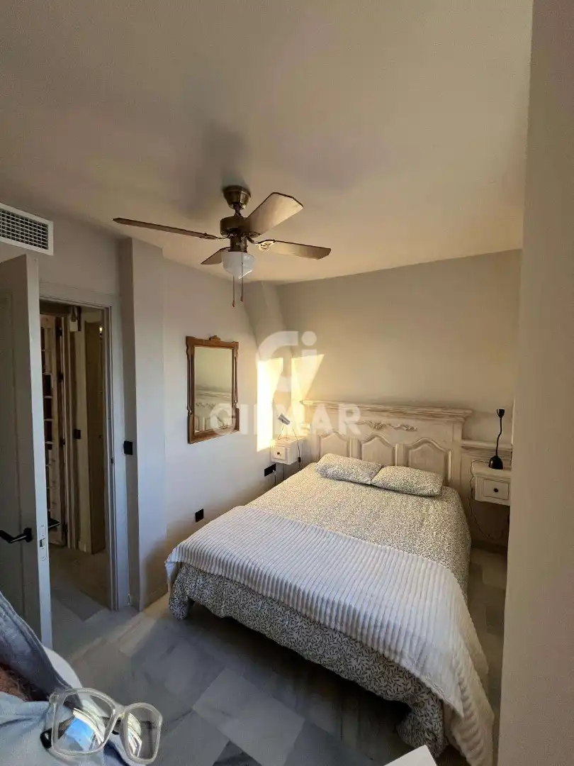 Schlafzimmer von Wohnung zur Miete in El Puerto de Santa María mit Klimaanlage, Heizung und Terrasse