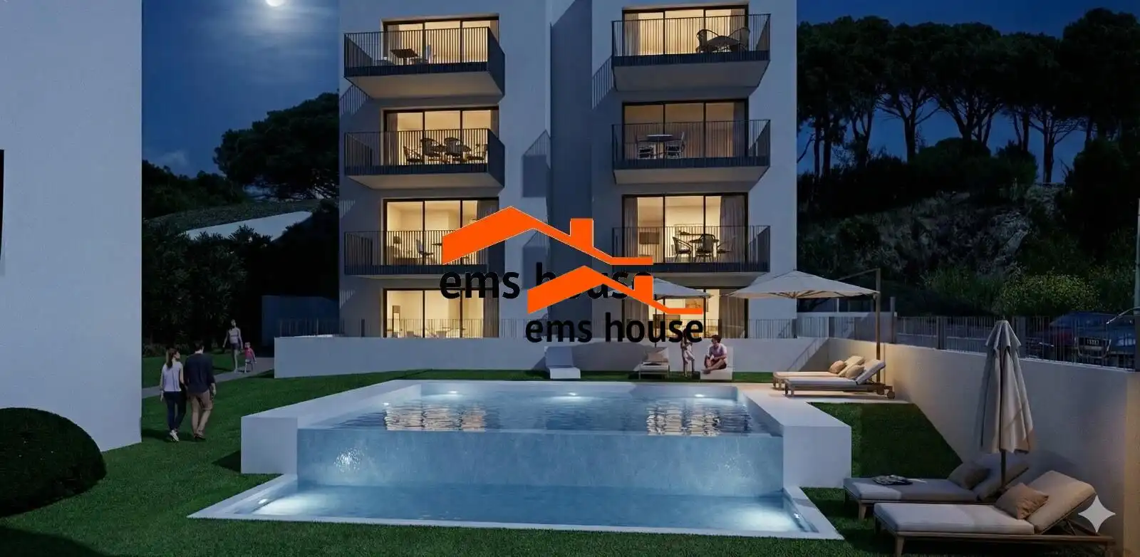Vista exterior de Apartament en venda en Palamós amb Terrassa i Piscina comunitària