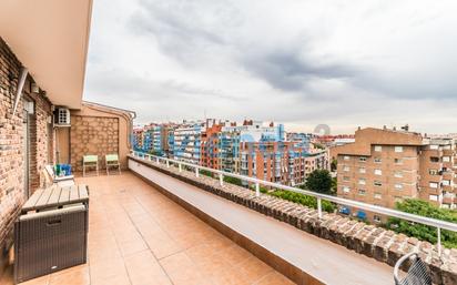 Terrace of Flat to rent in  Madrid Capital  with Air Conditioner, Heating and Terrace