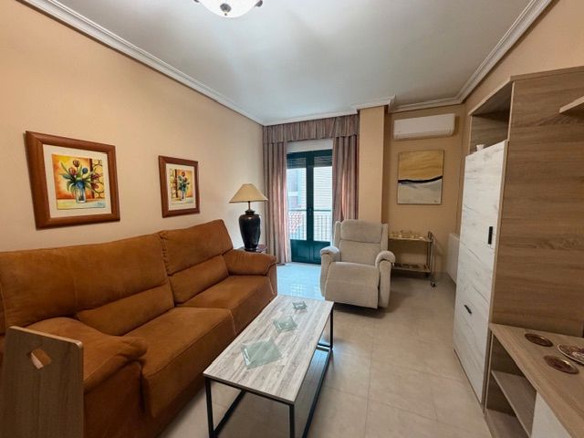 Sala d'estar de Apartament de lloguer en Puertollano amb Aire condicionat, Moblat i Forn