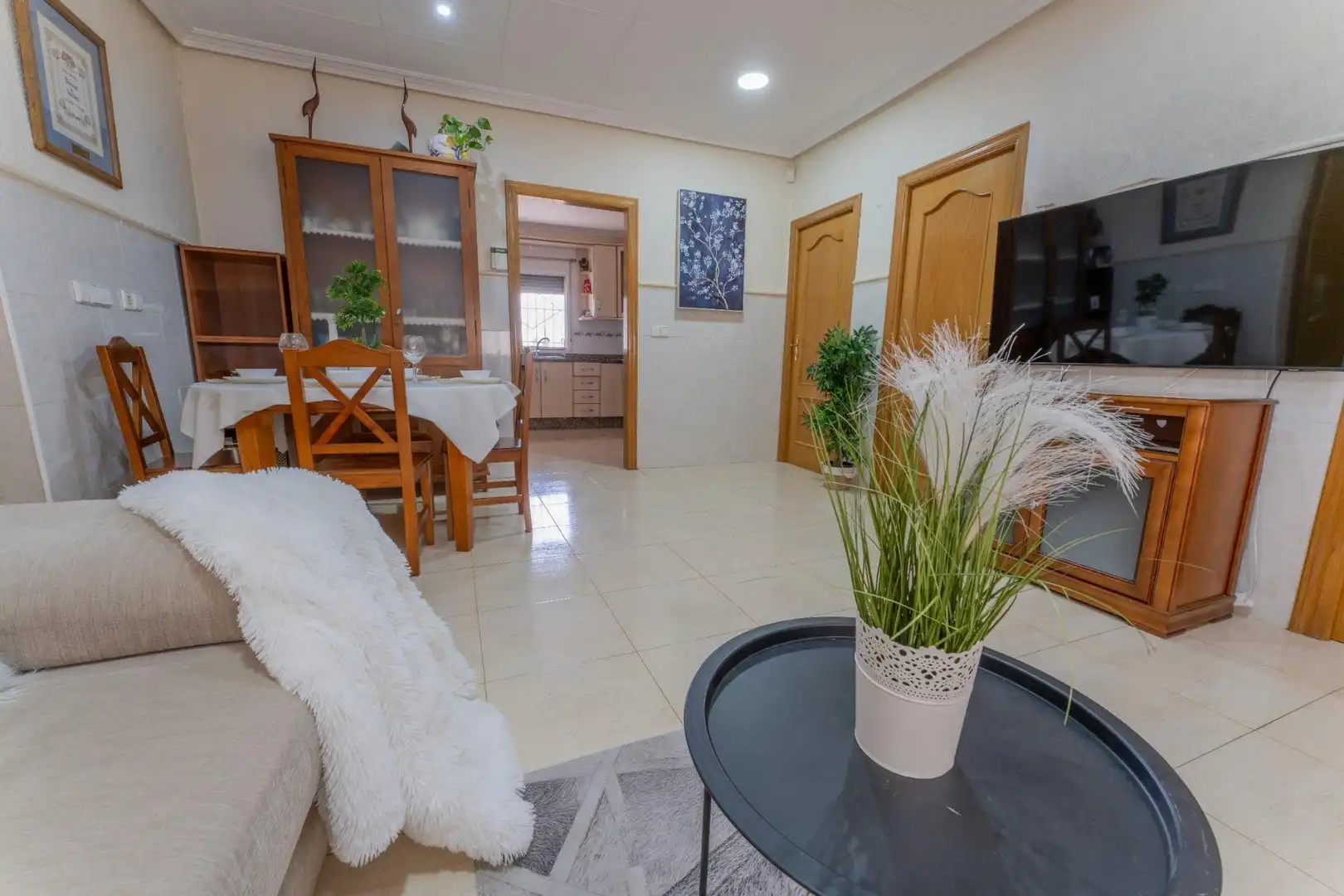 Sala de estar de Casa o chalet en venta en Elche / Elx con Aire acondicionado, Jardín privado y Piscina