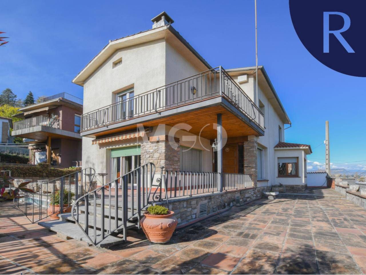 Vista exterior de Casa o xalet en venda en Vic amb Aire condicionat, Calefacció i Terrassa