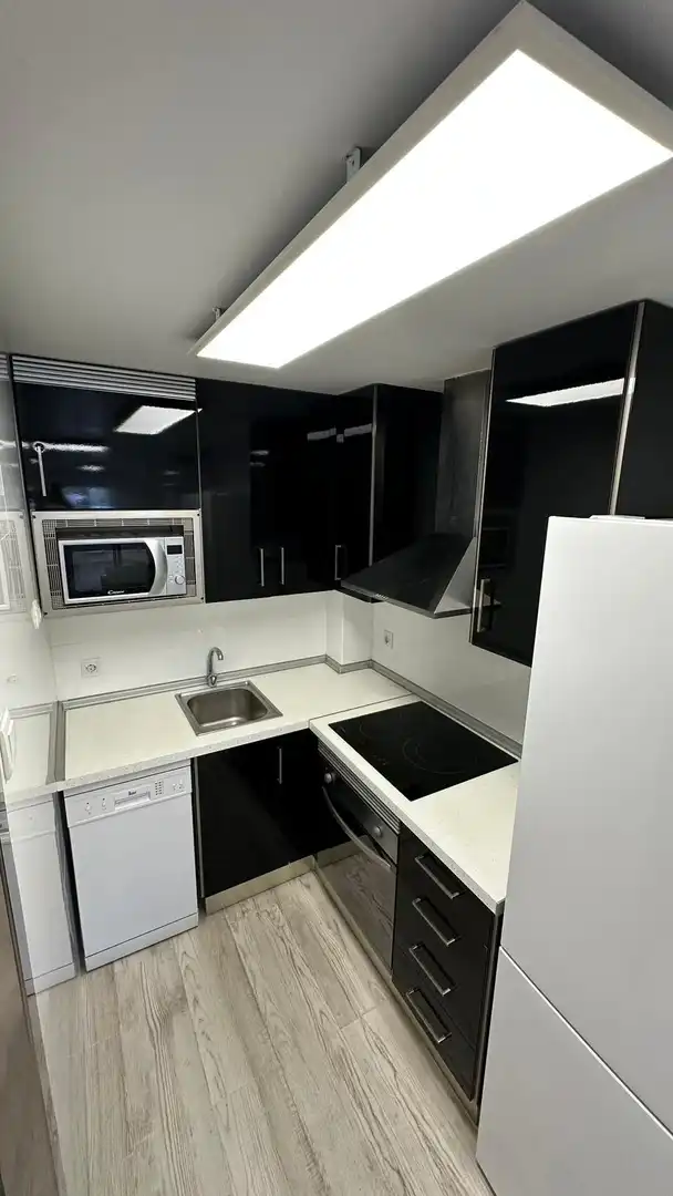 Kitchen of Apartments for sale in  Barcelona Capital  with Heating, Furnished and TV