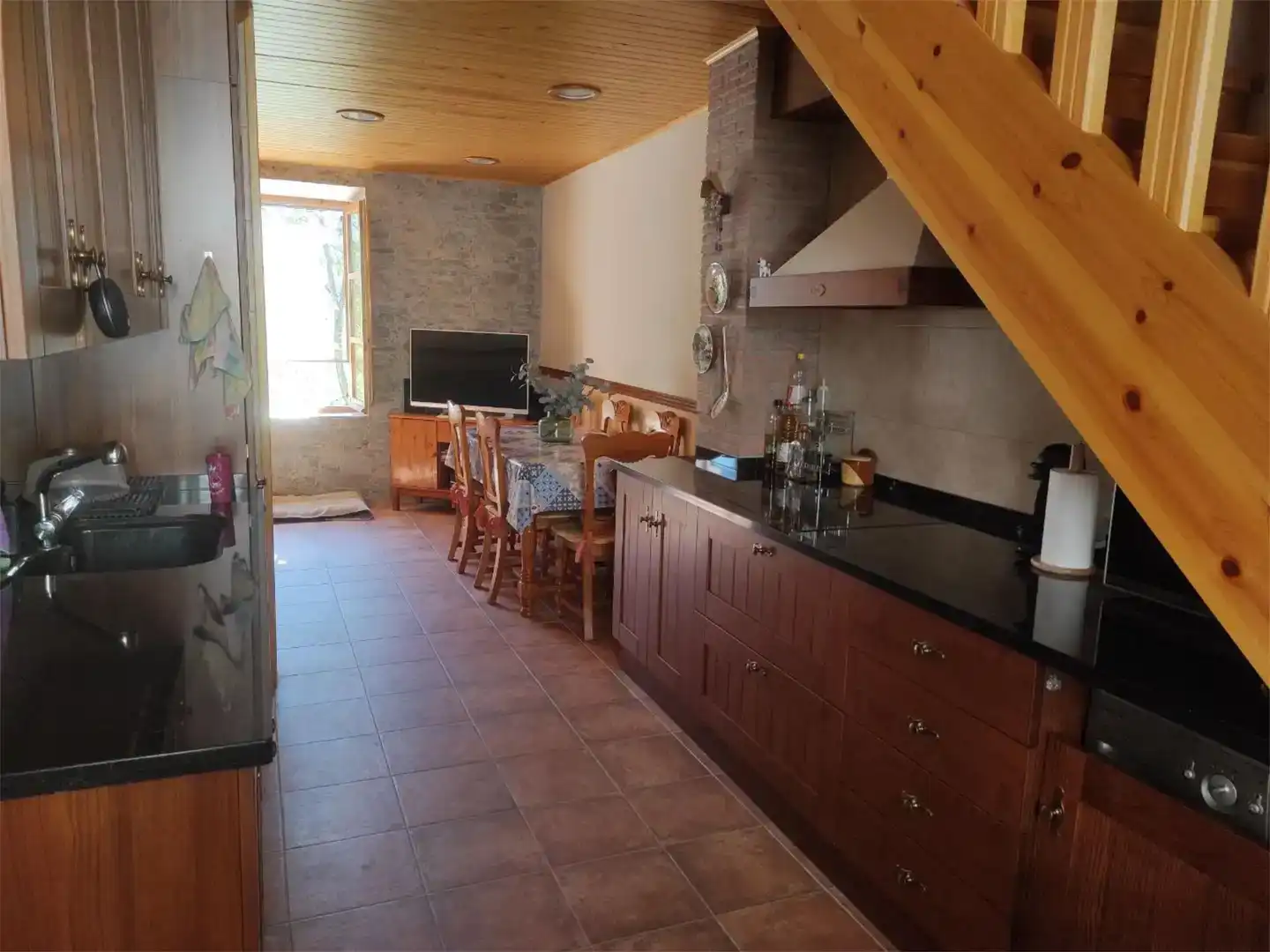 Cocina de Piso en venta en Cercs con Jardín privado y Amueblado