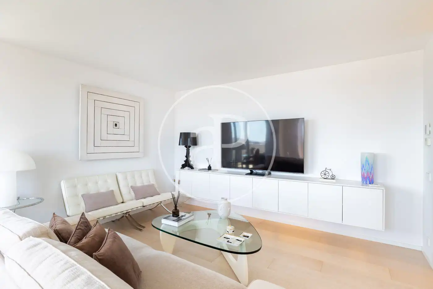 Sala de estar de Piso en venta en  Barcelona Capital con Aire acondicionado, Calefacción y Terraza