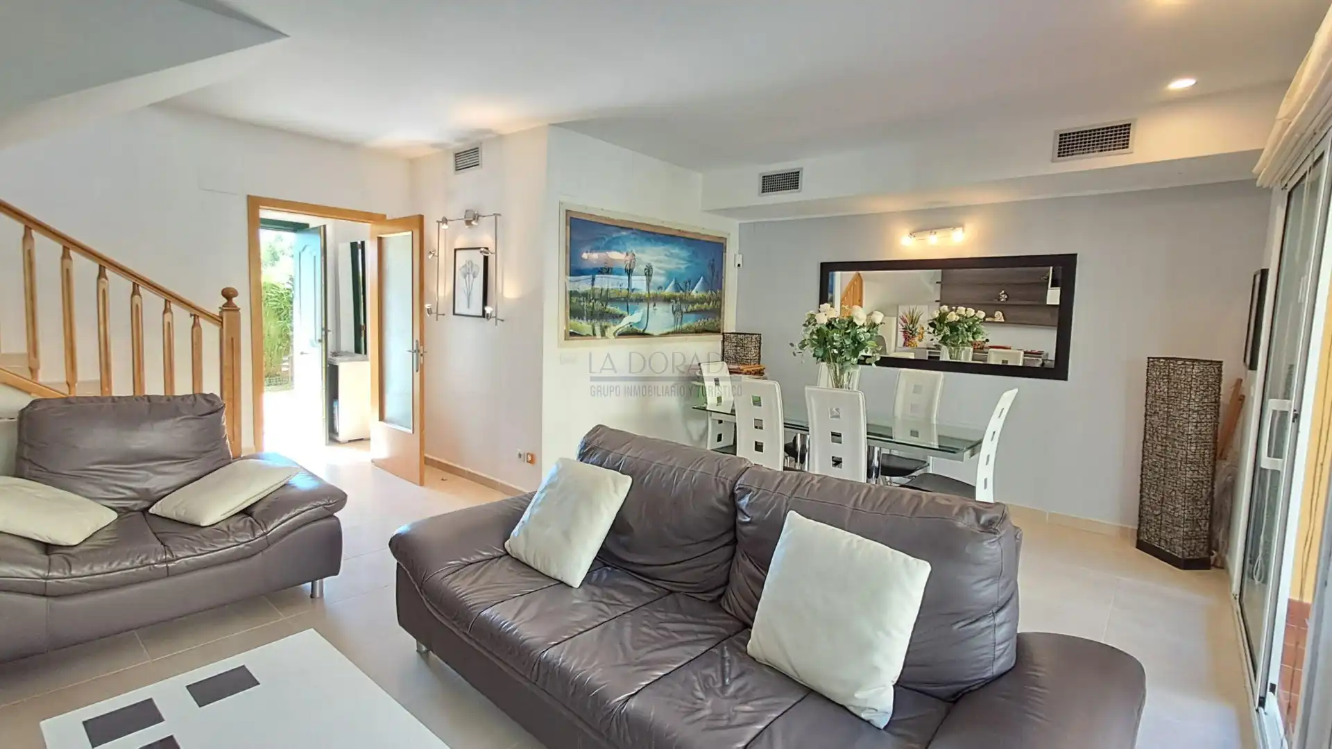 Living room of Detached homes for sale in Mont-roig del Camp  with Air Conditioner, Furnished and Balcony
