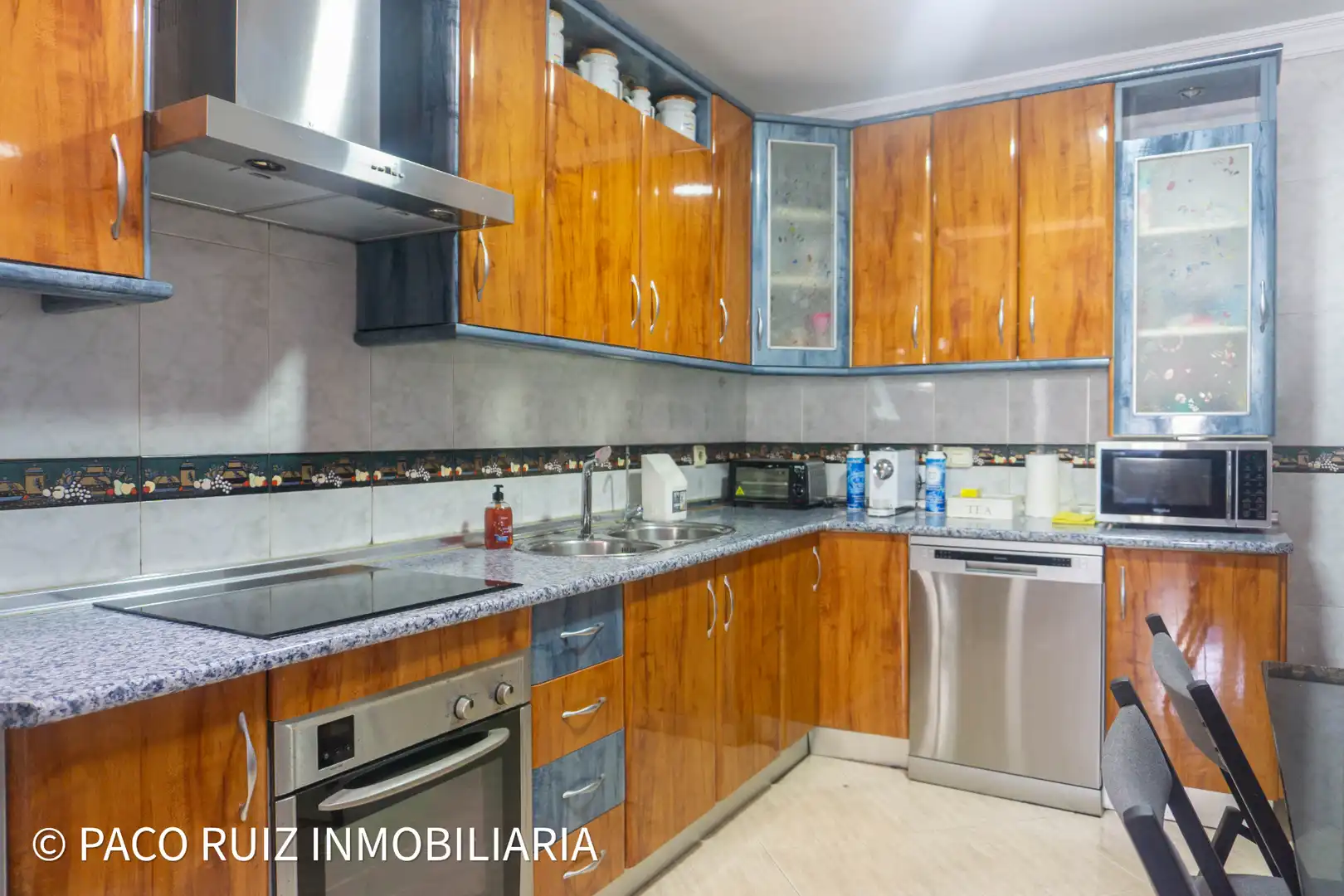 Cocina de Casa adosada de alquiler en Almería con Aire acondicionado, Terraza y Amueblado