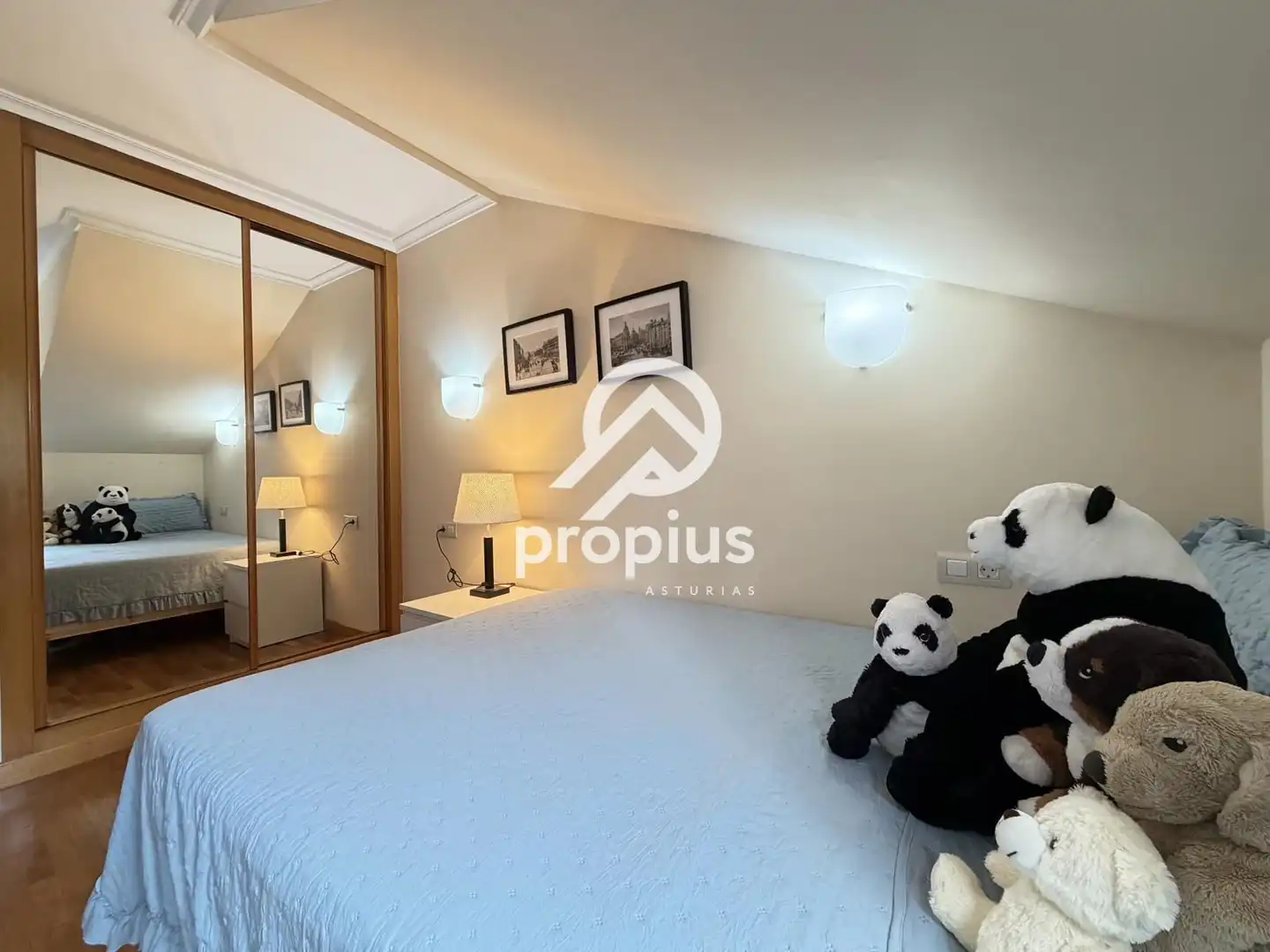 Bedroom of Flat for sale in Llanes  with Heating and Furnished