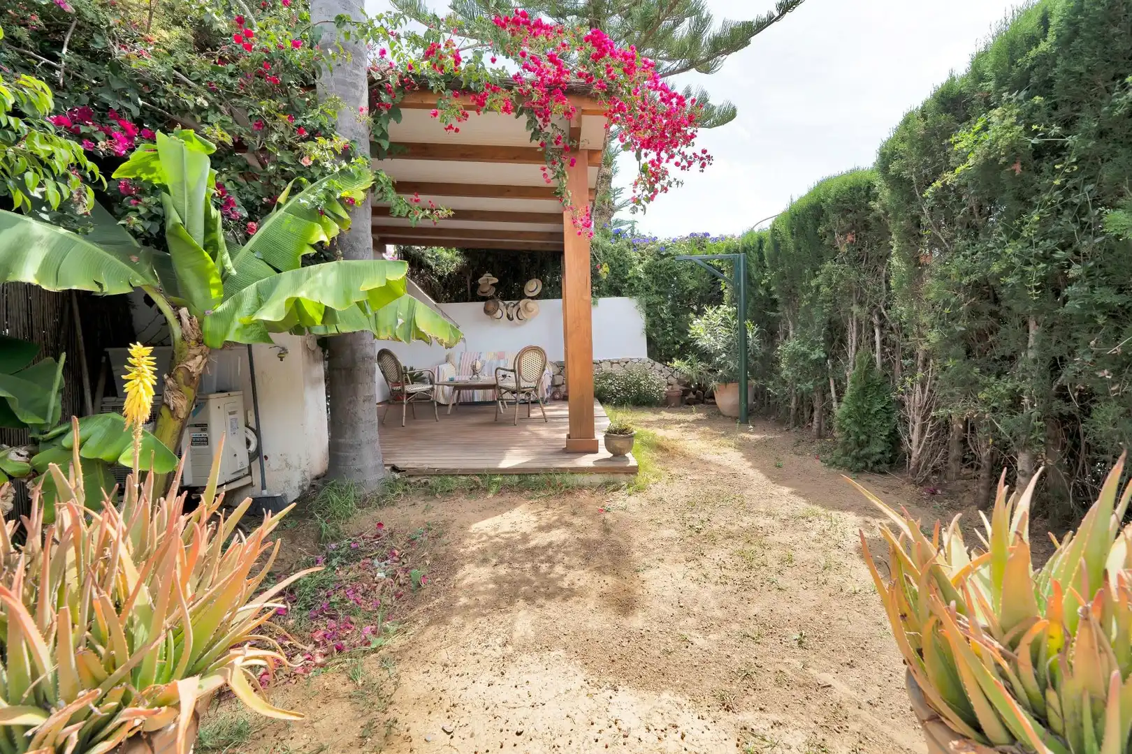 Jardín de Casa adosada en venta en Marbella con Aire acondicionado, Terraza y Trastero