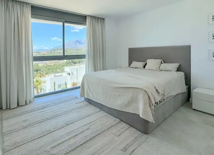 Bedroom of Apartments for sale in Marbella  with Air Conditioner, Terrace and Furnished
