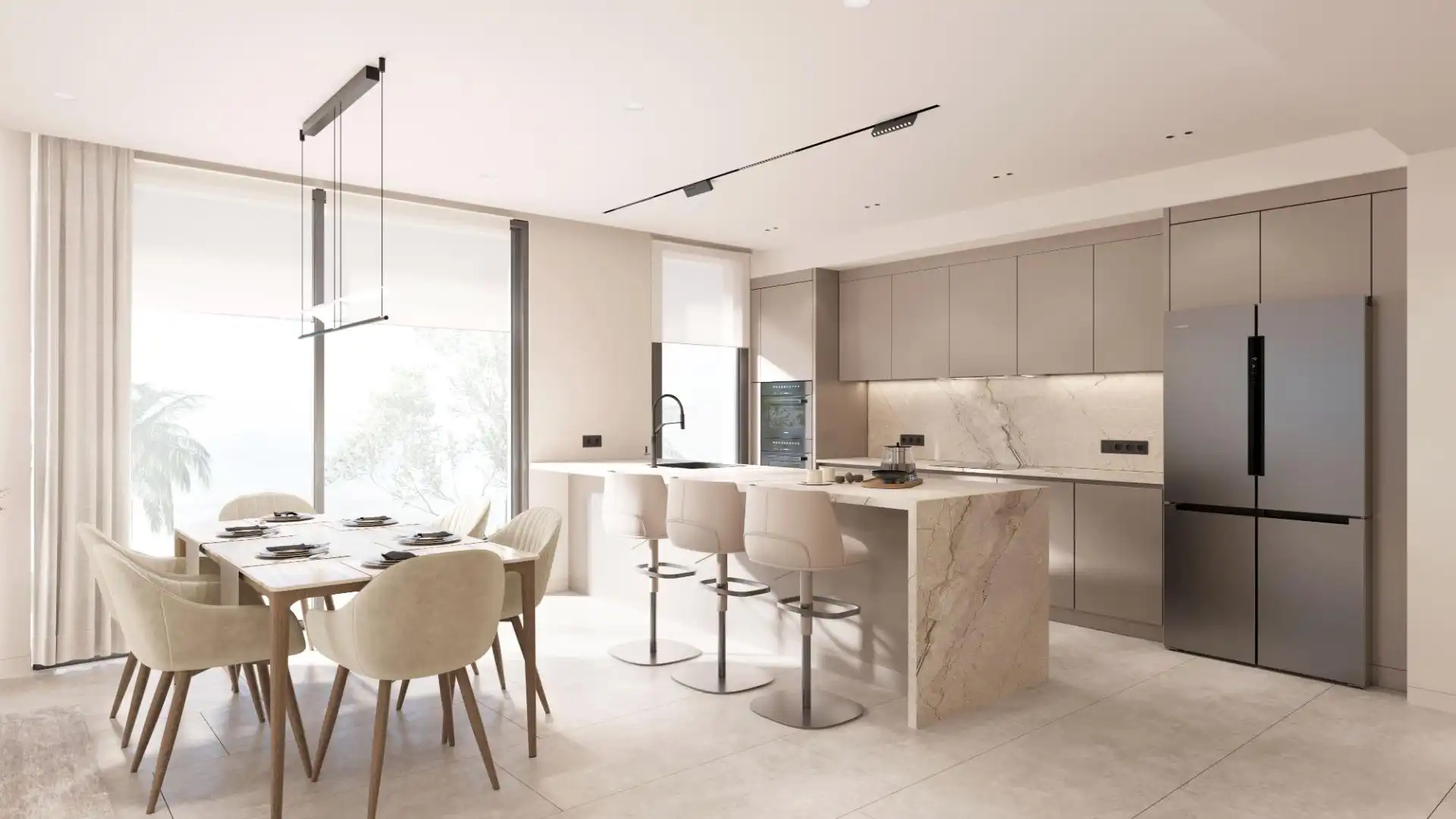 Kitchen of Apartments for sale in Estepona  with Air Conditioner, Heating and Private garden