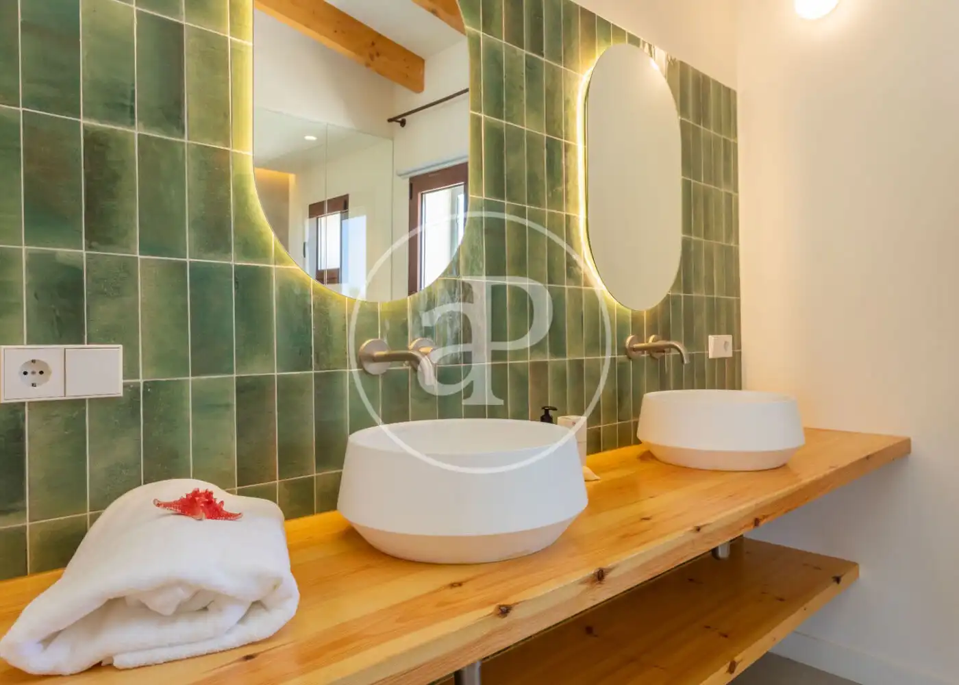 Bathroom of Houses for rent in Campos  with Air Conditioner, Heating and Private garden