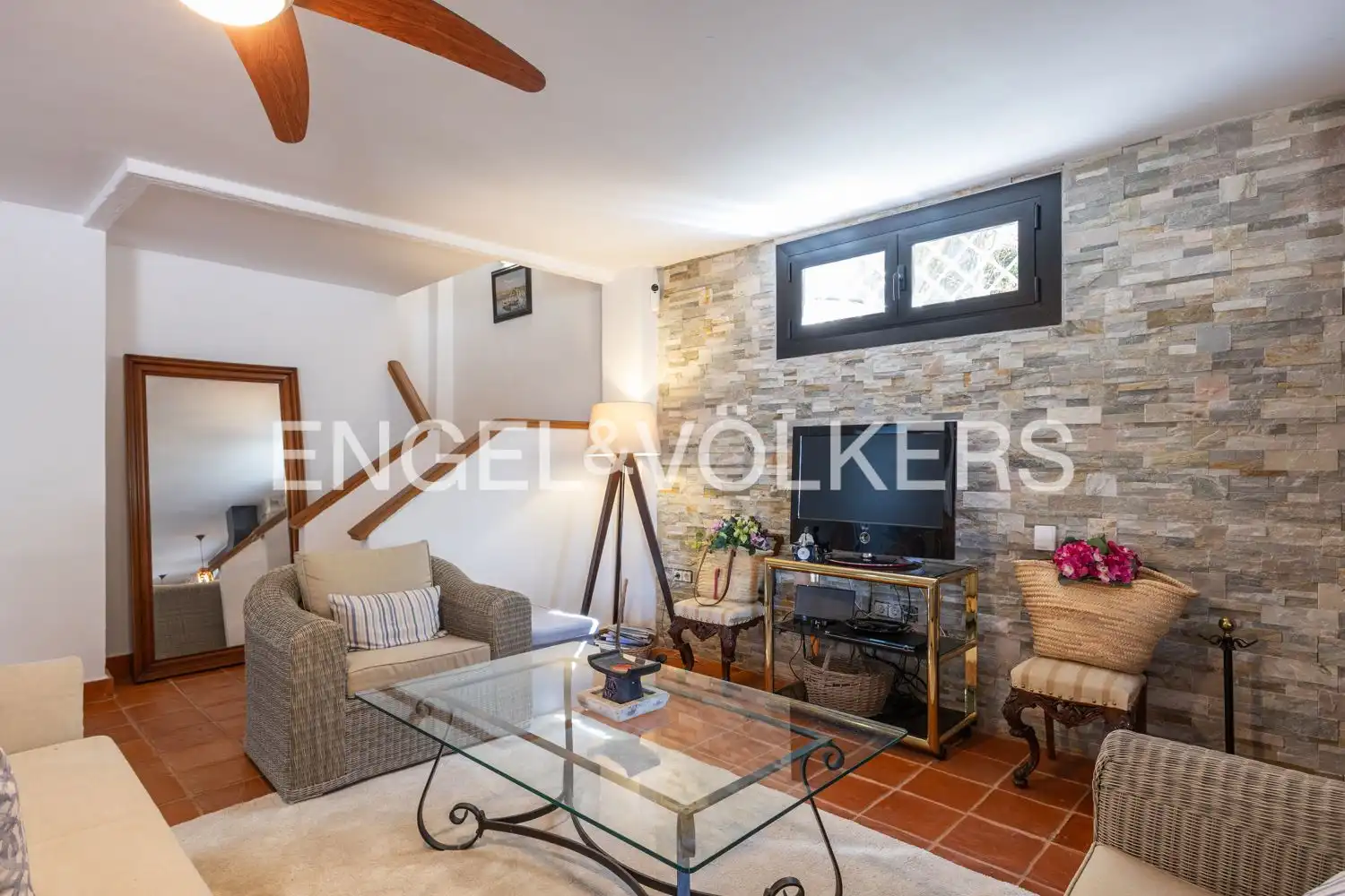 Living room of Houses for rent in Riba-roja de Túria  with Air Conditioner, Heating and Private garden