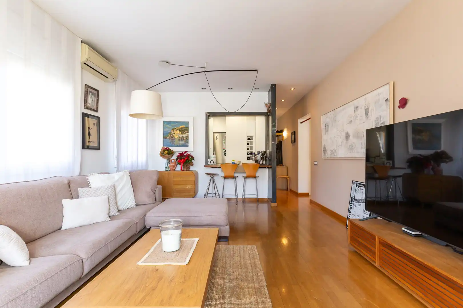 Sala de estar de Casa o chalet en venta en Sant Just Desvern con Aire acondicionado, Calefacción y Terraza