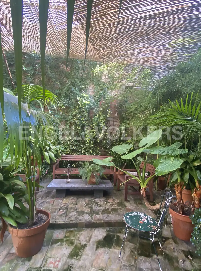 Terrasse von Wohnung zur Miete in Barcelona mit Klimaanlage, Heizung und Privatgarten