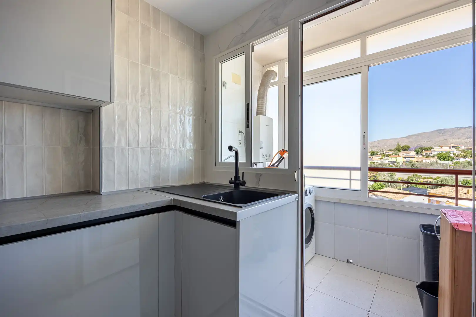 Kitchen of Flat for sale in Villajoyosa / La Vila Joiosa  with Furnished and Balcony