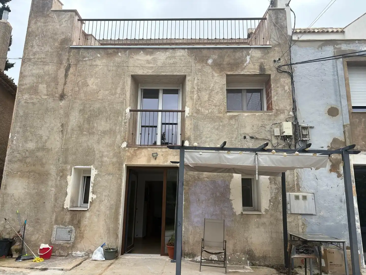 Vista exterior de Casa o chalet en venta en Alcoy / Alcoi con Calefacción, Jardín privado y Terraza