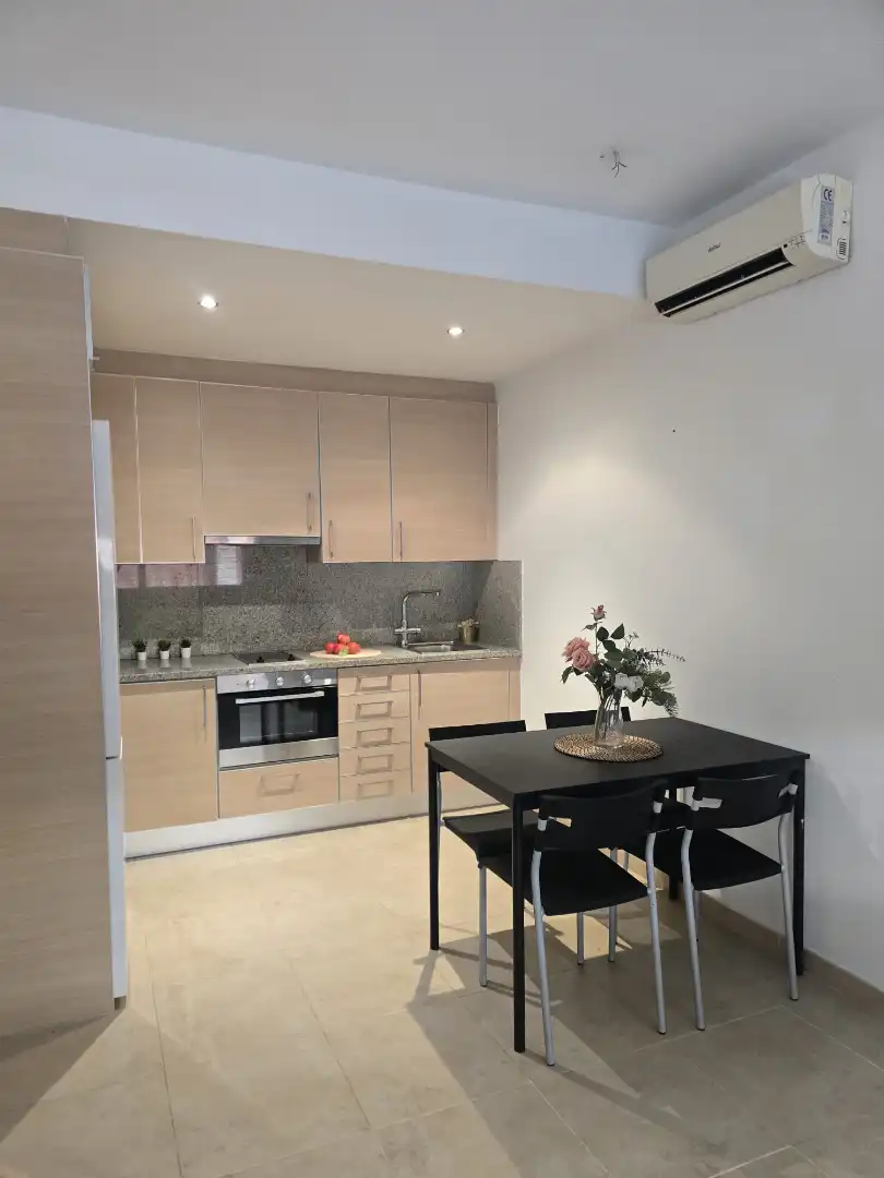 Kitchen of Flat for sale in Terrassa  with Air Conditioner, Heating and Oven