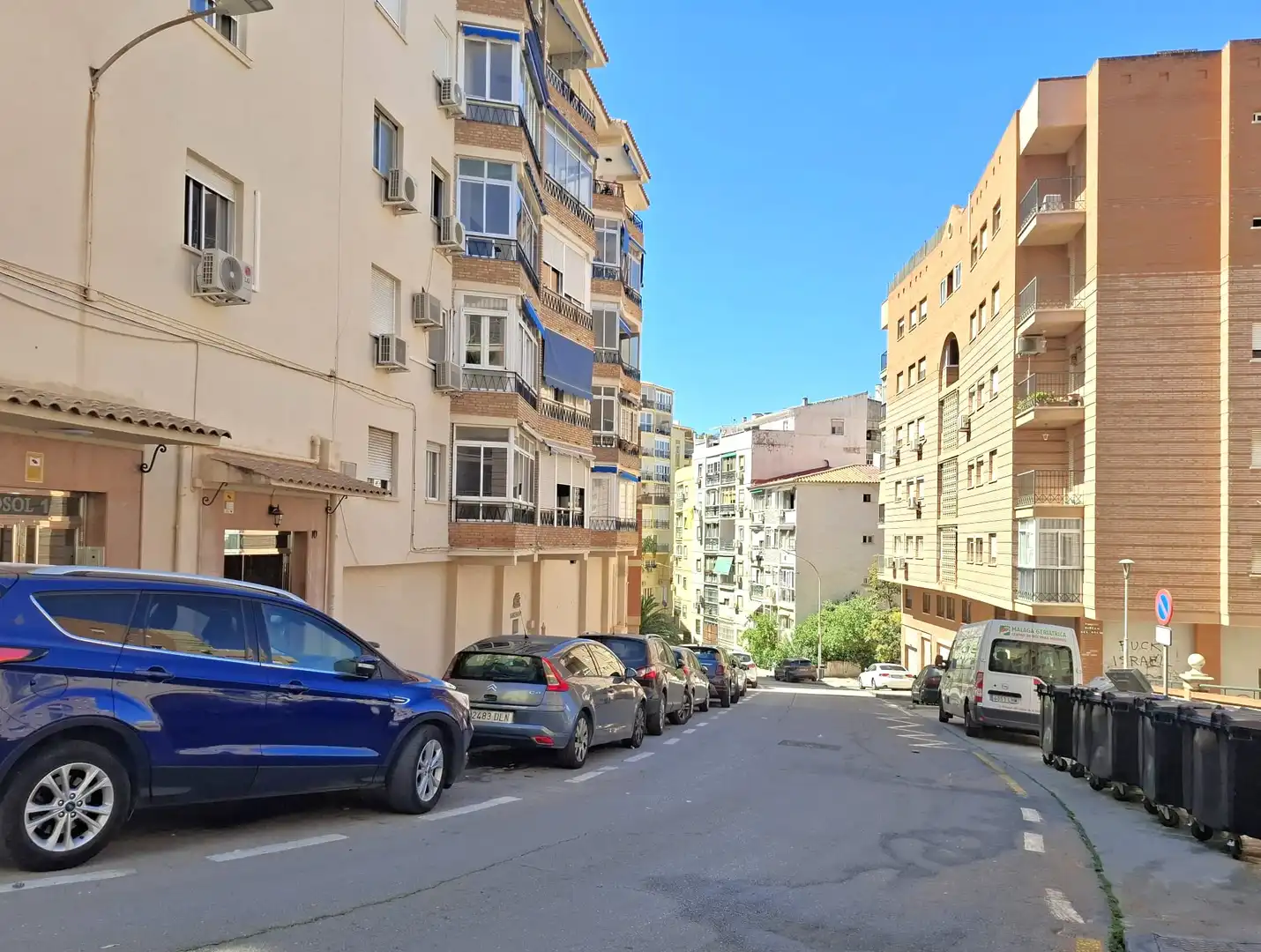 Exterior view of Flat for sale in Málaga  with Air Conditioner