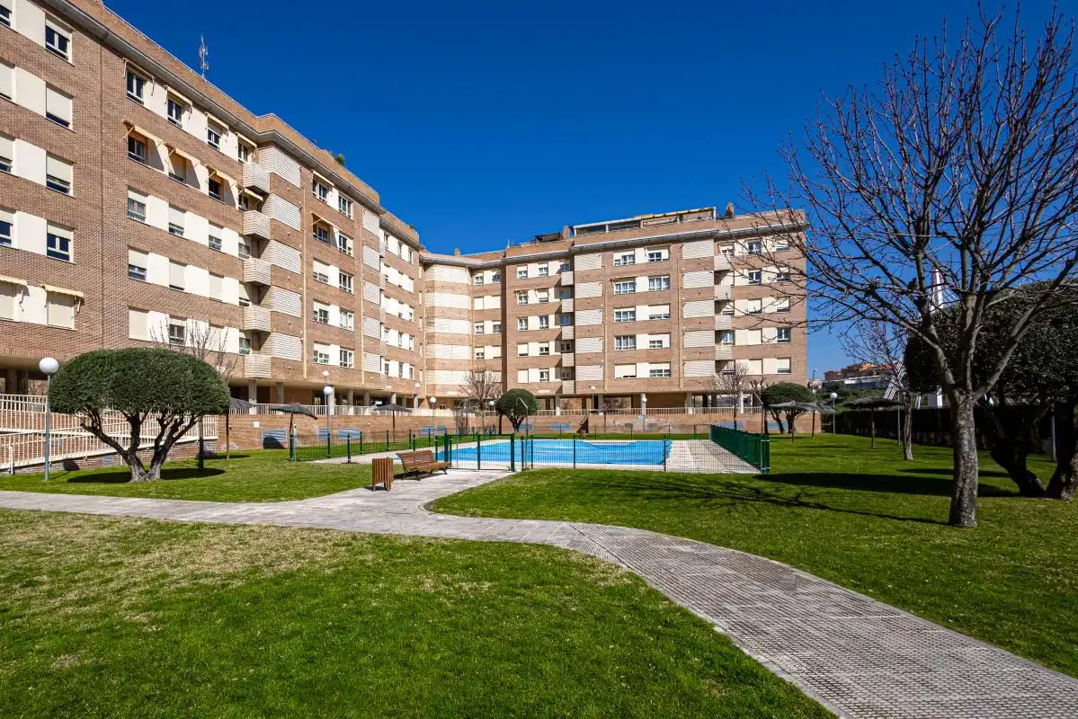 Exterior view of Flat for sale in Toledo  with Heating, Private garden and Swimming Pool