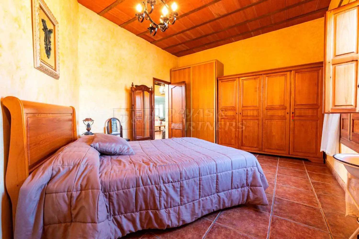 Schlafzimmer von Haus oder Chalet zum Verkauf in Orihuela mit Privatgarten, Abstellraum und Schwimmbad