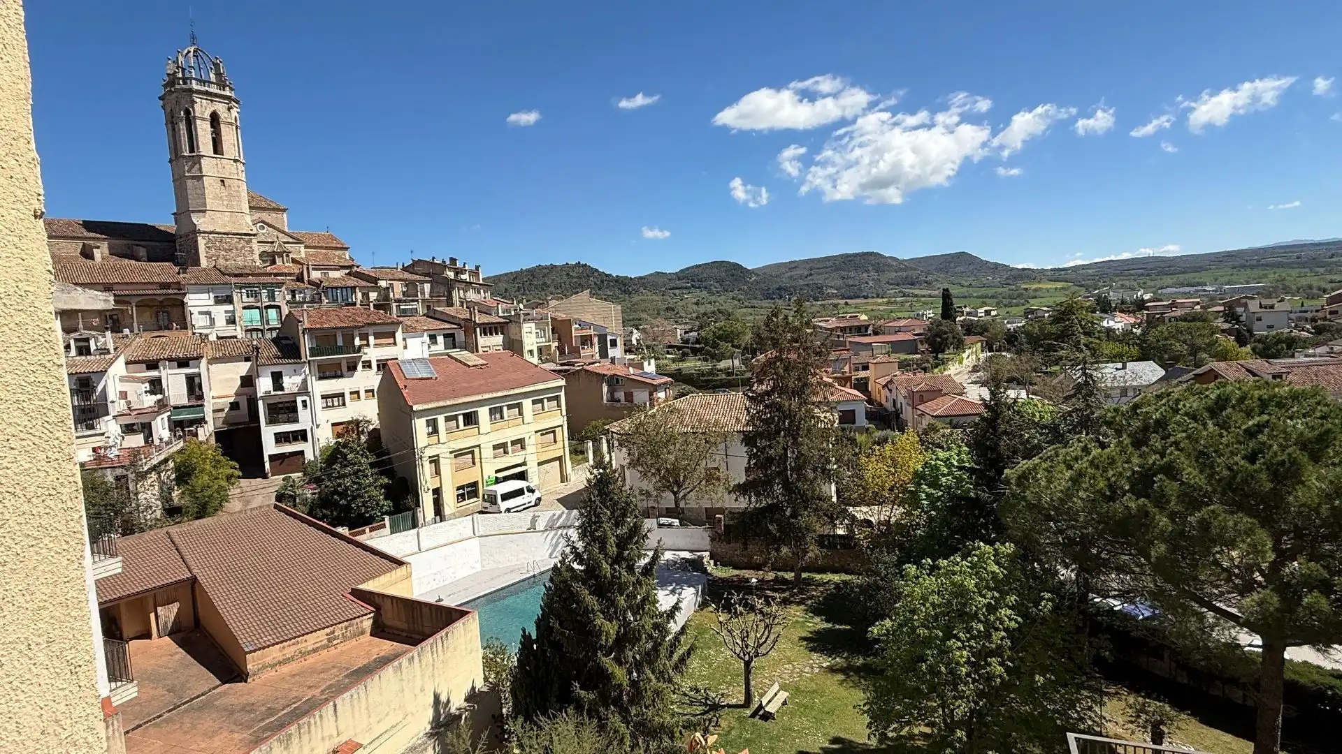 Vista exterior de Pis en venda en Moià amb Calefacció i Piscina comunitària