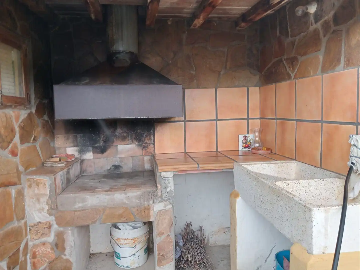 Cuina de Casa o xalet en venda en Biar amb Terrassa