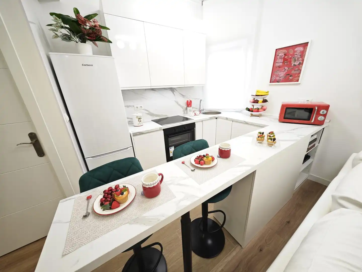 Cocina de Piso en venta en Bilbao  con Calefacción, Trastero y Amueblado