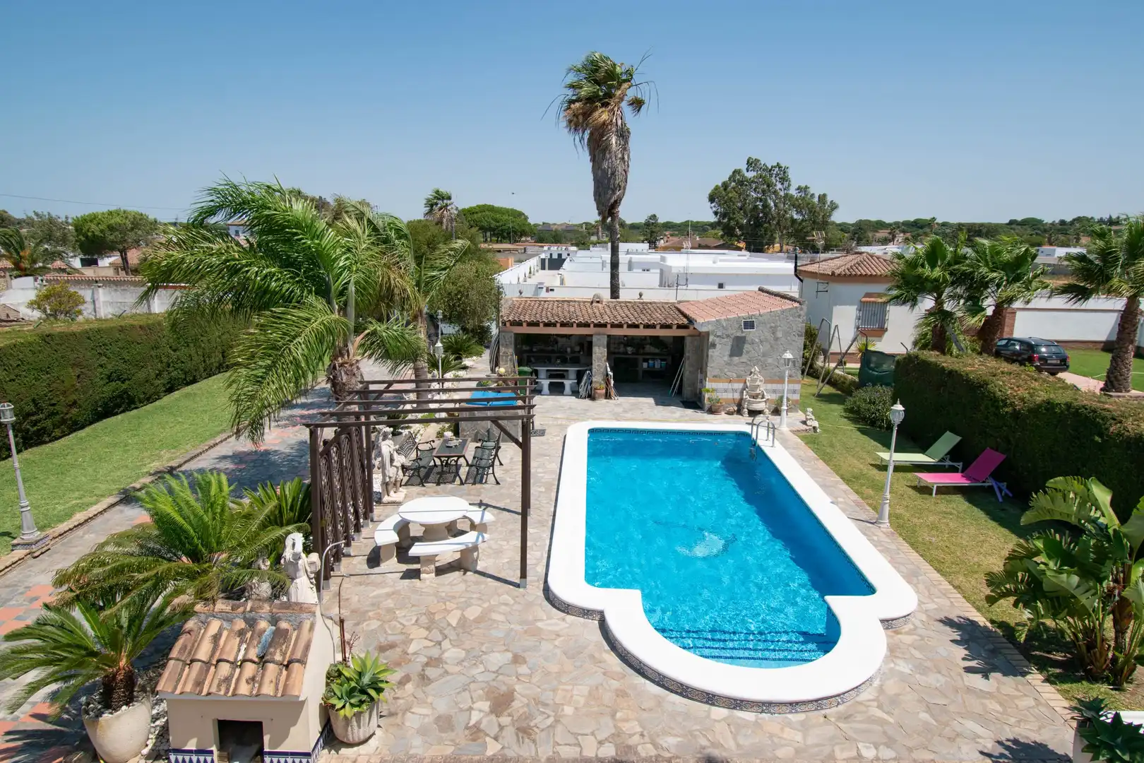 Piscina de Casa o xalet en venda en Chiclana de la Frontera