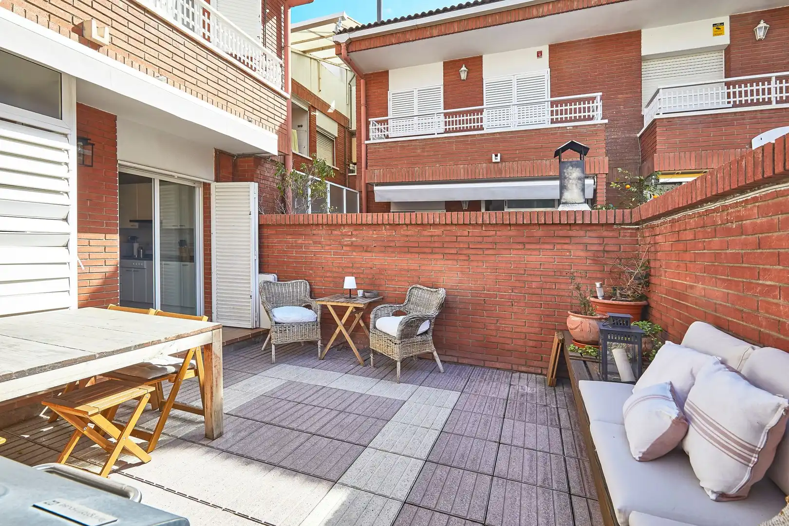Terrace of Detached homes for sale in Badalona  with Air Conditioner, Heating and Terrace