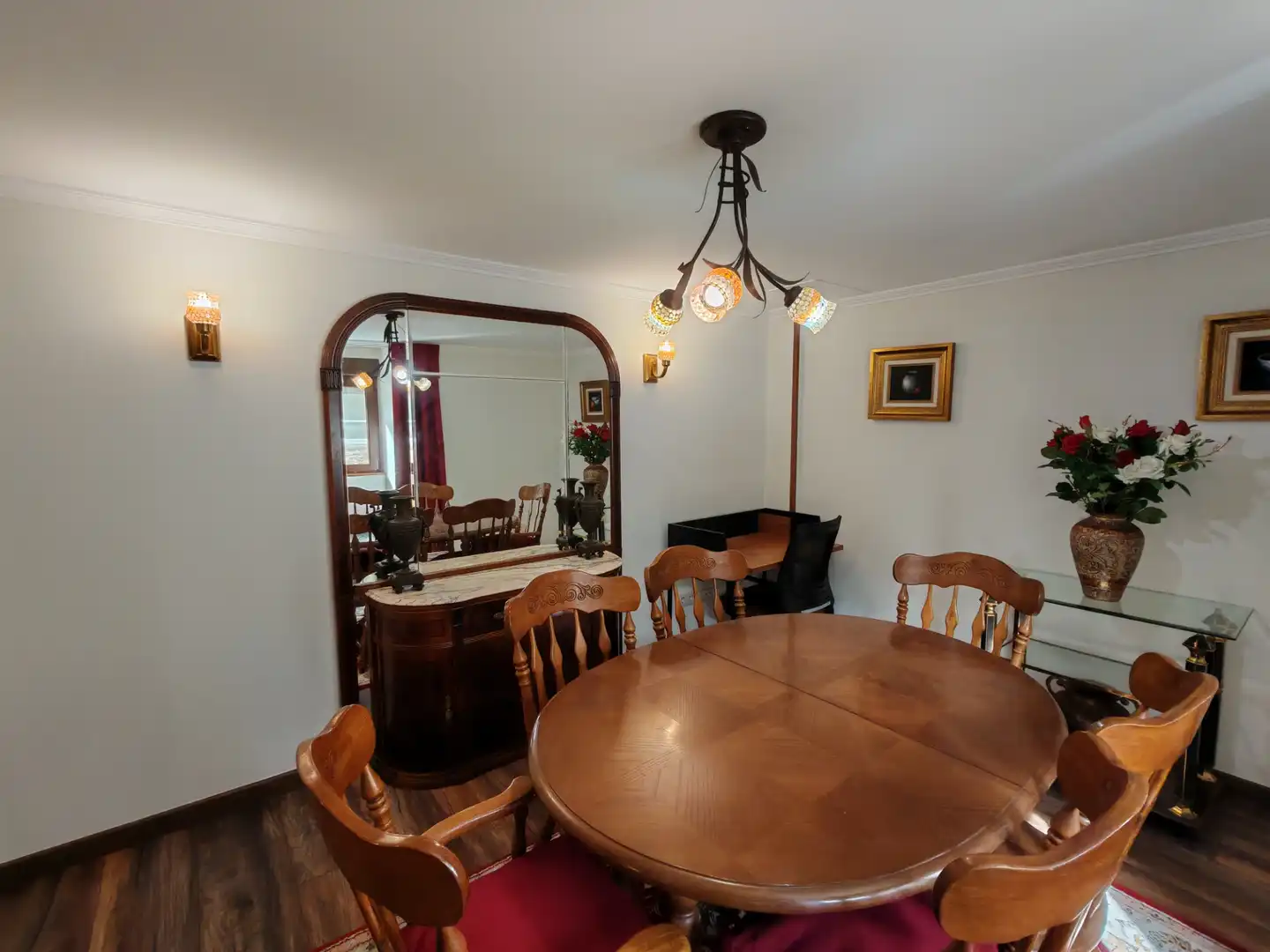Comedor de Casa o chalet en venta en O Pino  con Calefacción, Jardín privado y Trastero