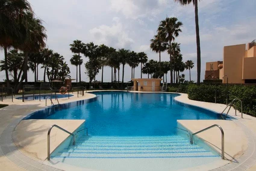 Swimming pool of Apartment for sale in Estepona  with Heating, Private garden and Terrace