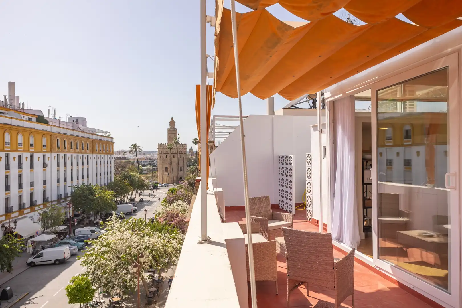 Terrace of Flat for rent in Sevilla  with Air Conditioner and Terrace