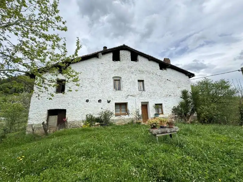 Vista exterior de Casa o chalet en venta en Antzuola con Jardín privado, Amueblado y Balcón