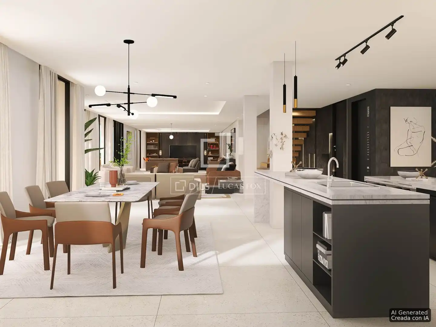 Sala de estar de Casa o chalet en venta en Rincón de la Victoria con Aire acondicionado, Jardín privado y Piscina