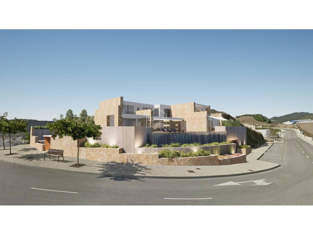 Exterior view of House or chalet for sale in Es Mercadal  with Private garden, Terrace and Swimming Pool