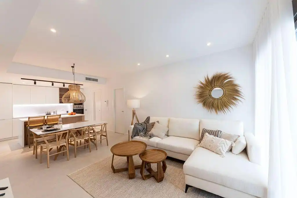 Sala de estar de Apartamento en venta en Pilar de la Horadada con Aire acondicionado, Calefacción y Terraza