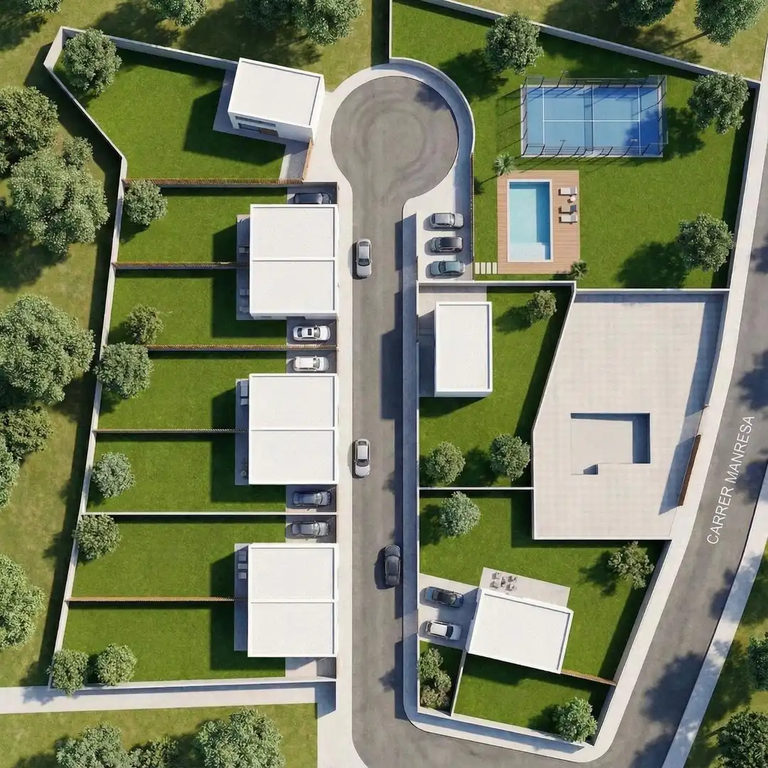 Vista exterior de Casa o chalet en venta en Vacarisses con Aire acondicionado, Jardín privado y Terraza