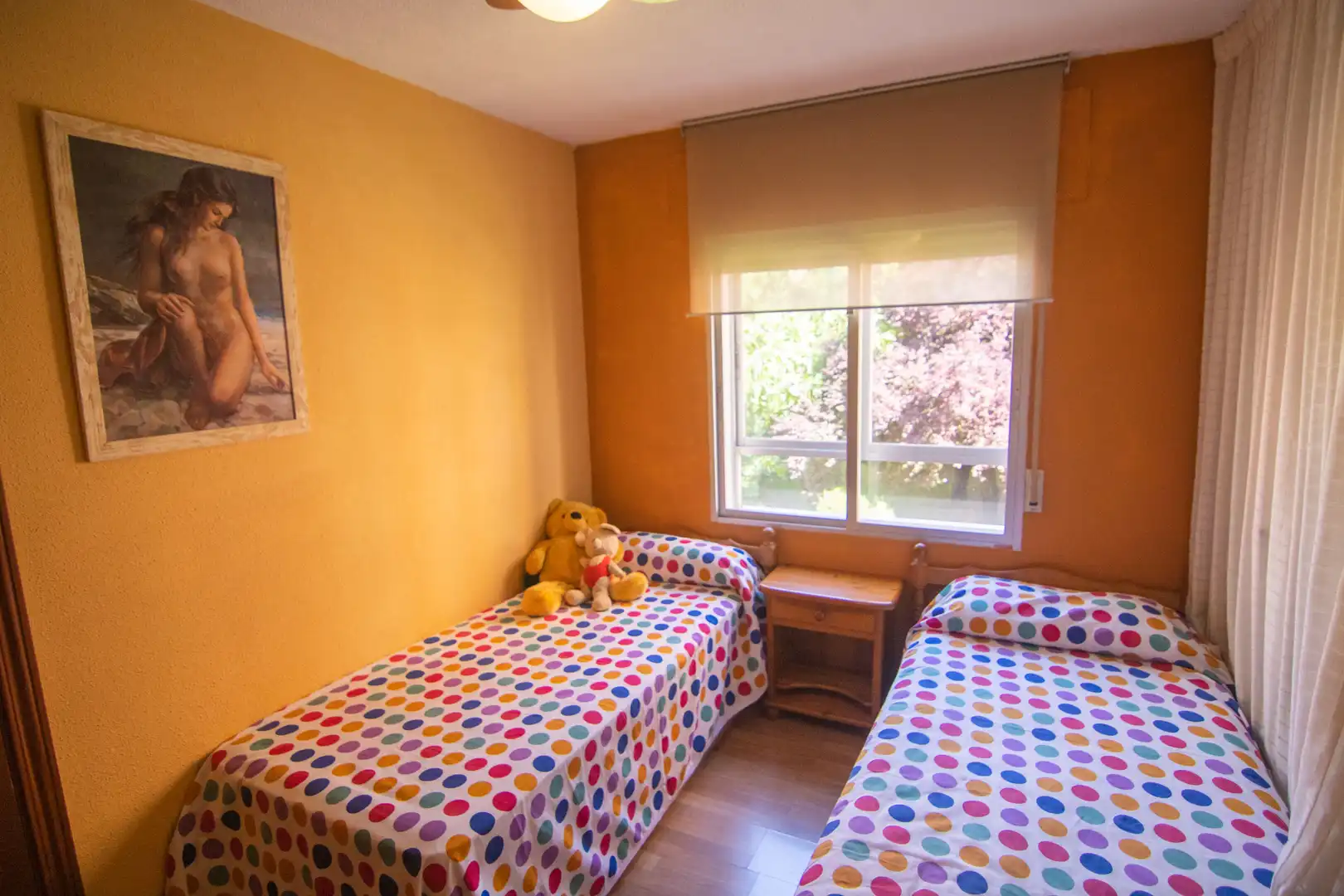 Schlafzimmer von Wohnung zum Verkauf in Madrid mit Heizung, Terrasse und Möbliert