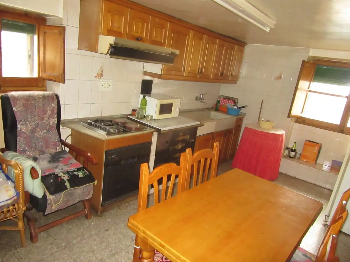 Cocina de Finca rústica en venta en Villanúa con Calefacción, Terraza y Trastero