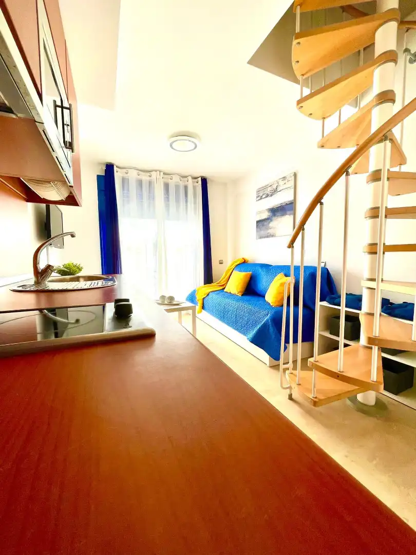 Living room of Apartments for rent in Benalmádena  with Air Conditioner, Terrace and Furnished