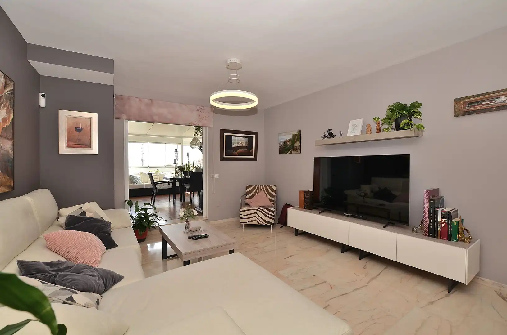 Living room of Attic for sale in Benalmádena  with Air Conditioner, Parquet flooring and Terrace